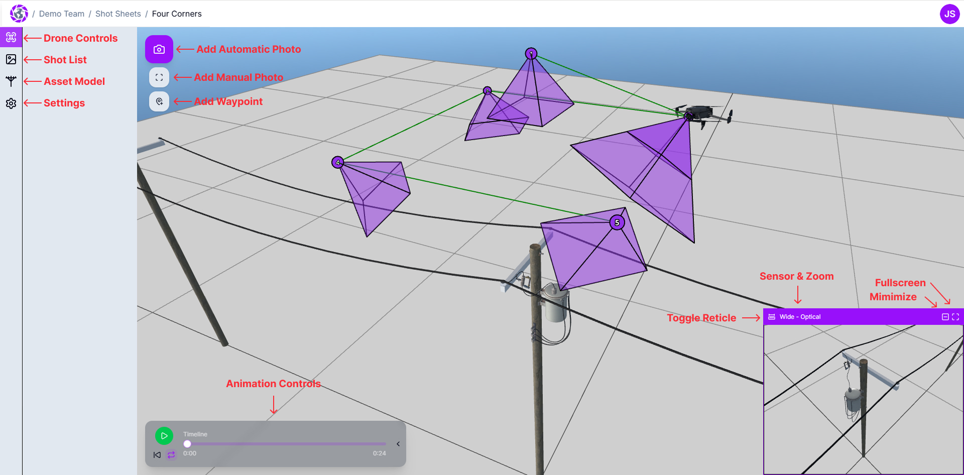 Shot Sheet Editor UI